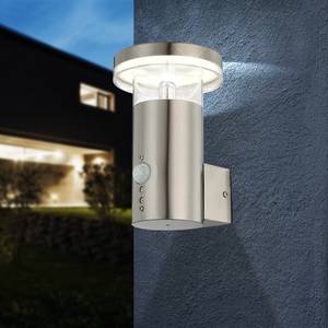 Luminaire d'extérieur LED Sergio II Matériau synthétique / Acier inoxydable - 1 ampoule