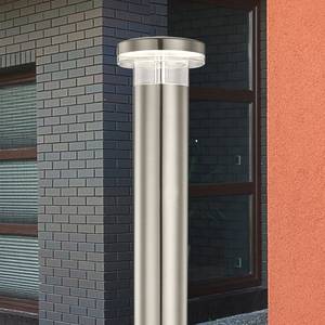 Luminaire d'extérieur LED Sergio IV Matériau synthétique / Acier inoxydable - 1 ampoule - Hauteur : 80 cm