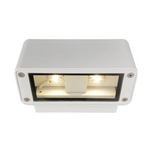 Applique murale d'extérieur LED 50 / 4 ampoules Blanc Aluminium