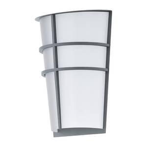 LED-Außenwandleuchte Breganzo Kunststoff / Stahl - 2-flammig - Stahl