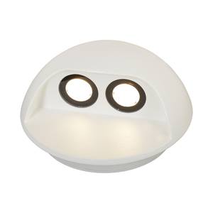 Lampada LED da parete per esterni Cycle 2 luci Bianco Alluminio