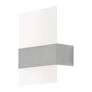 LED-buitenwandlamp Nadela glas/roestvrij staal - 2 lichtbronnen