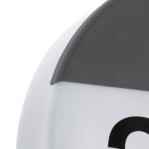 LED-Außenwandleuchte Oropos Kunststoff / Stahl - 1-flammig - Grau