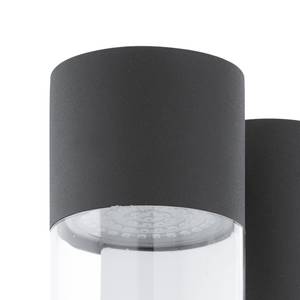 LED-Außenwandleuchte Robledo Kunststoff / Edelstahl - 2-flammig - Anthrazit