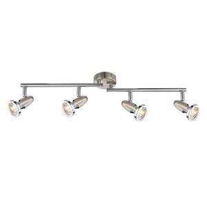 LED-Deckenleuchte  4-flammig Silber Nickel, verchromt