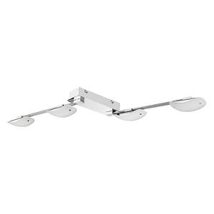 Lampada LED da soffitto Barca Metallo/Vetro 4 luci