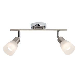 LED-Deckenleuchte Bethany 2-flammig Silber Metall, verchromt