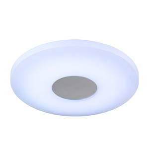 LED-plafondlamp Daisen II kunststof/metaal - 1 lichtbron - Breedte: 34 cm - Diameter: 34 cm