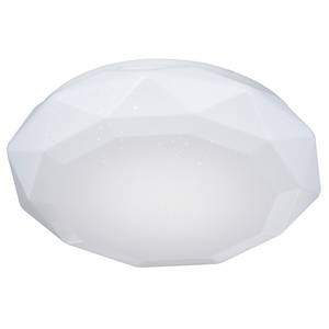 LED-Deckenleuchte Facet Acrylglas / Eisen - 1-flammig - Durchmesser: 40 cm