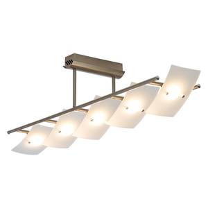 LED-Deckenleuchte Fashion Square Glas / Metall - Flammenanzahl: 5