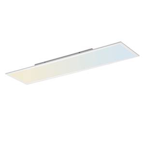LED-plafondlamp Flat Panel II kunststof/staal - 1 lichtbron - Breedte: 120 cm