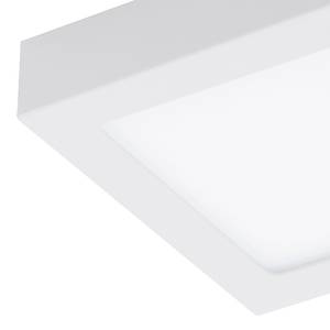 LED-plafondlamp Fueva II kunststof/aluminium - 1 lichtbron - Breedte: 17 cm