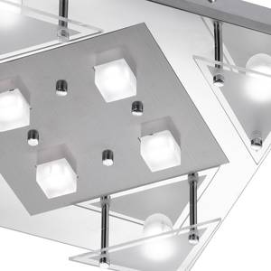 LED-Deckenleuchte Impress Glas / Metall - 8-flammig