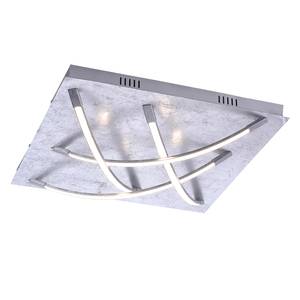 LED-plafondlamp Jano Swing staal - 4 lichtbronnen - Zilver