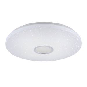 LED-plafondlamp Jonas Creston wit/staal - 1 lichtbron - Diameter: 59 cm