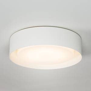 LED-plafondlamp Loop by Micron glas/aluminium - wit