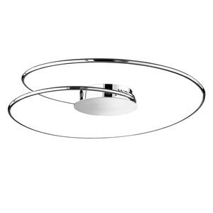 LED-plafondlamp Louisa plexiglas/staal - 1 lichtbron - Diameter: 70 cm