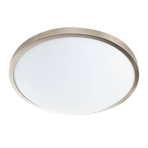 LED-Deckenleuchte Low Glas/Stahl Weiß 1-flammig