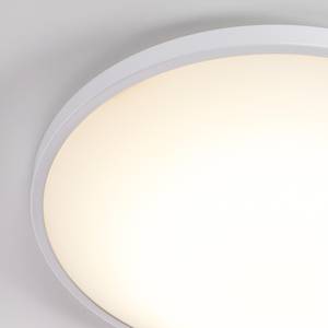 LED-plafondlamp Low glas/staal wit 1 lichtbron