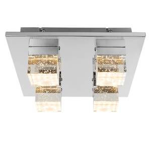 LED-Deckenleuchte Macan Metall / Acryl - Flammenanzahl: 4