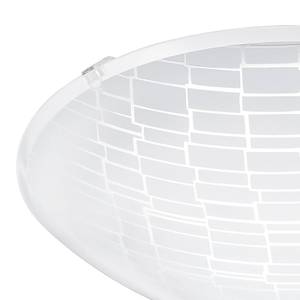 LED-plafondlamp Malva glas / staal - 1 lichtbron
