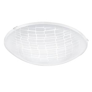 LED-plafondlamp Malva glas / staal - 1 lichtbron