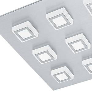 LED-plafondlamp Masiano II aluminium/kunststof - Aantal lichtbronnen: 9
