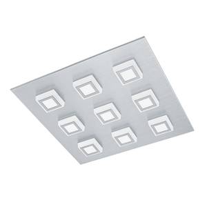 Plafonnier LED Masiano II Aluminium / Matériau synthétique - Nb d'ampoules : 9