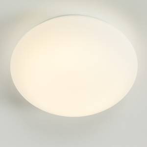 LED-plafondlamp Onion glas/staal wit 1 lichtbron