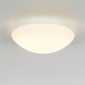 LED-plafondlamp Onion glas/staal wit 1 lichtbron