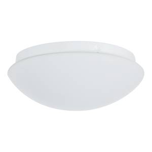 LED-plafondlamp Onion glas/staal wit 1 lichtbron