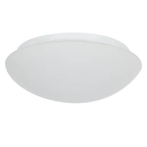 LED-plafondlamp Onion glas/staal wit 1 lichtbron