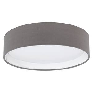 Plafonnier LED Pasteri Matériau synthétique / Tissu - 1 ampoule - Gris - Gris