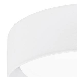 LED-Deckenleuchte Pasteri I Kunststoff / Webstoff - 1-flammig - Weiß