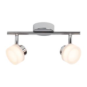 LED-Deckenleuchte Rory 2-flammig Silber Metall, verchromt