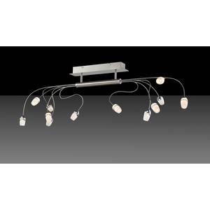 LED-Deckenleuchte Sara Tress Acrylglas / Metall - 12-flammig - Vernickelt
