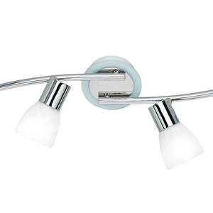 LED-plafondlamp chroomkleurig 4 lichtbronnen