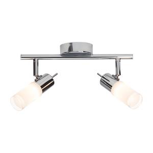 LED-Deckenleuchte Zoey 2-flammig Silber Metall, verchromt