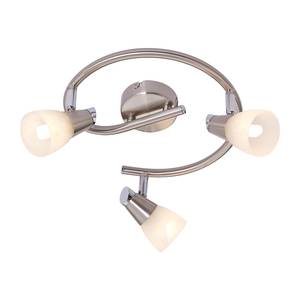 LED-Deckenleuchte Laika II Milchglas / Metall - 3-flammig