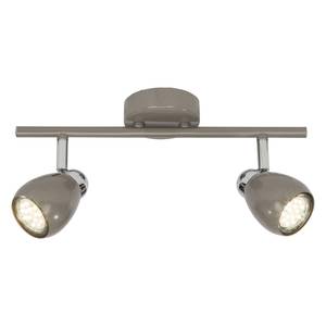 LED-plafondlamp Milano I metaal - Grijs - Aantal lichtbronnen: 2