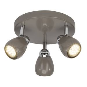 LED-plafondlamp Milano II metaal - Grijs/chroomkleurig