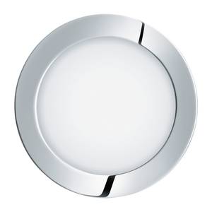 LED-inbouwlamp Fueva I kunststof/metaal - 1 lichtbron - Chrome - Diameter: 17 cm