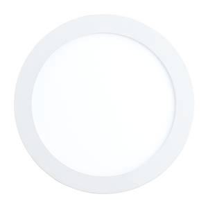 LED-inbouwlamp Fueva I kunststof/metaal - 1 lichtbron - Wit - Diameter: 17 cm