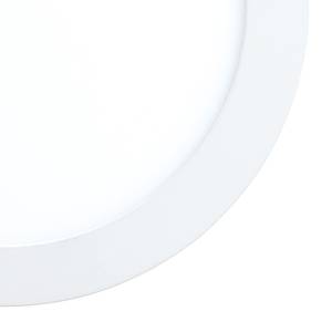 LED-Einbauleuchte Fueva I Kunststoff / Metall - 1-flammig - Weiß - Durchmesser: 17 cm