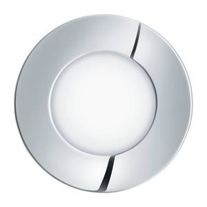 LED-inbouwlamp Fueva I kunststof/metaal - 1 lichtbron - Chrome - Diameter: 9 cm