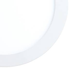 LED-inbouwlamp Fueva II kunststof/metaal - 1 lichtbron - Wit - Diameter: 17 cm