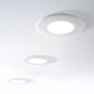 LED-Einbauleuchten-Set-3er Orbita Aluminium Weiß