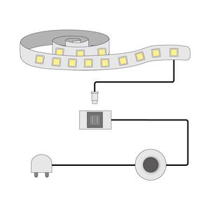 Bande flexible LED Lopburi Blanc - 115 cm