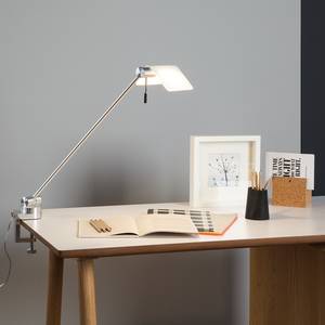 Lampada con morsetto LED Attik by Micron Alluminio/Vetro Color argento