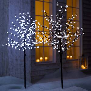 LED Kunstbaum Kirschblüte Metall/Kunststoff - Braun